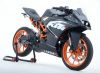 R&G CP0377BL Aero padací chrániče KTM RC 125/RC 200/RC 390 černé